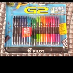 Office pen pilot g2 pen 20 Assorted colors school